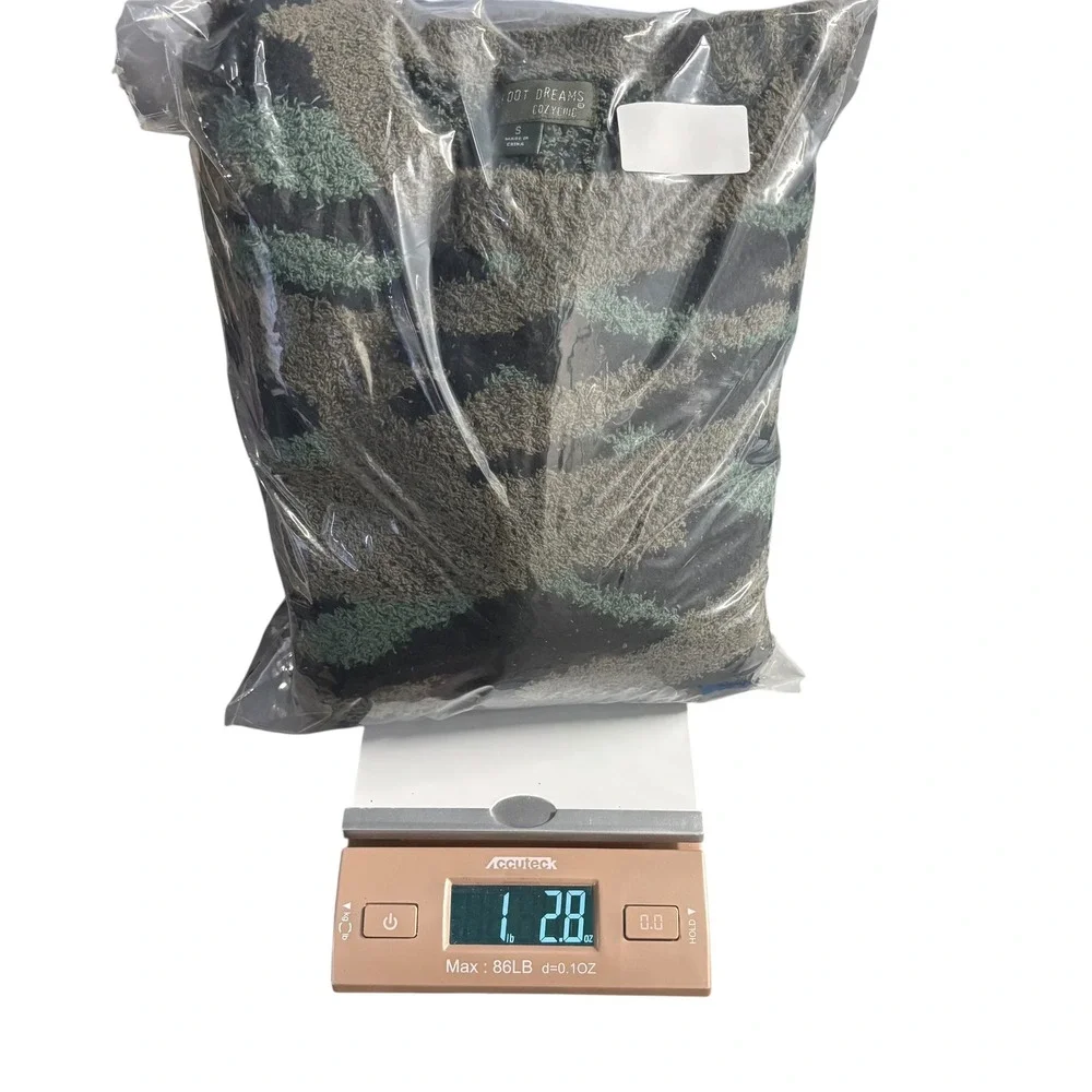 Barefoot‎ Dreams CozyChic Camo Print Pullover Sweater Women's Small - Picture 12 of 12